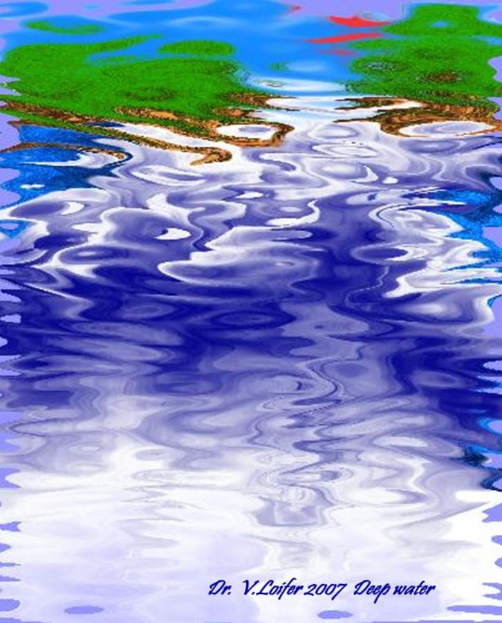 Deep water Digital Art by Dr Loifer Vladimir