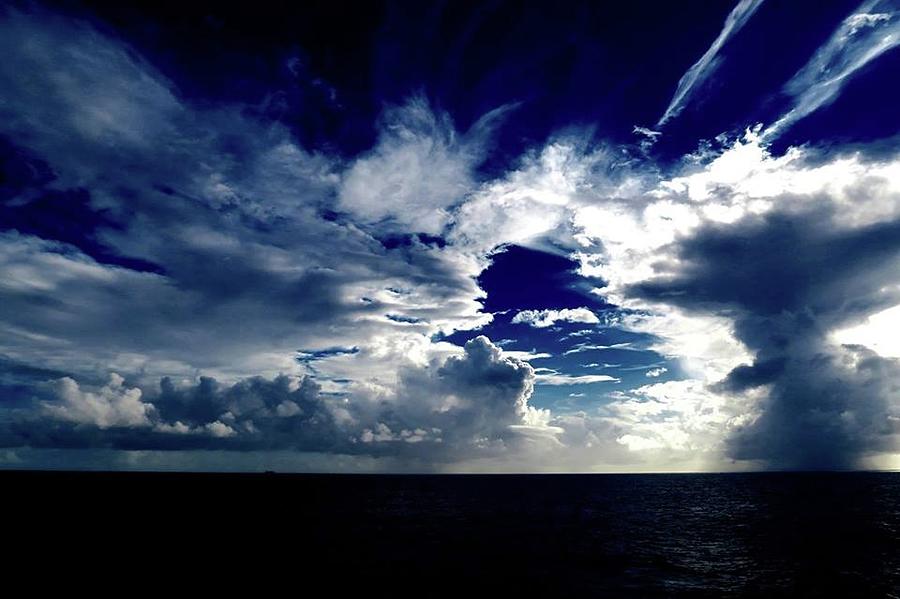 Wild Caribbean Sky Photograph by Chris Bavelles