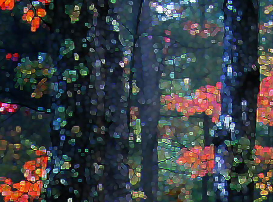 Landscape Digital Art - Deep Woods Mystery by Dave Martsolf Landscape Digital Art - Deep Woods Mystery by Dave Martsolf