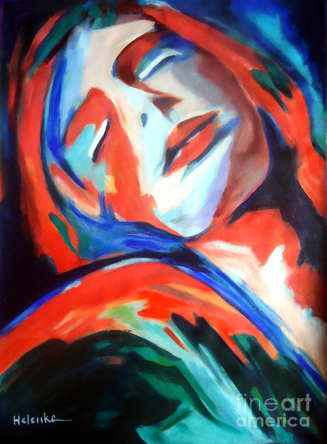 Portrait Painting - Deepest fullness by Helena Wierzbicki
