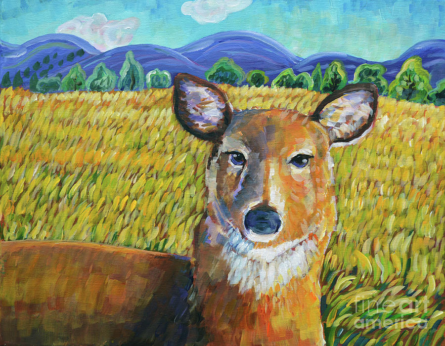 Deer Painting - Deer Friend by Harriet Peck Taylor