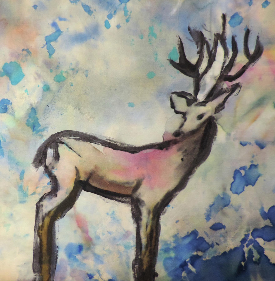 Deer Heart Painting by Mary Gorman