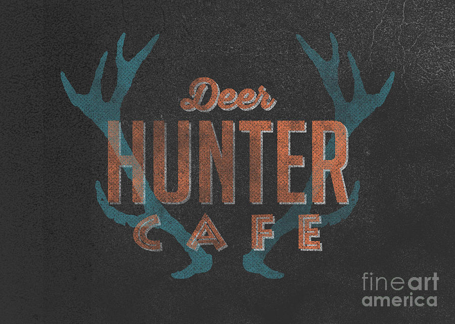 Deer Hunter Cafe Digital Art by Edward Fielding