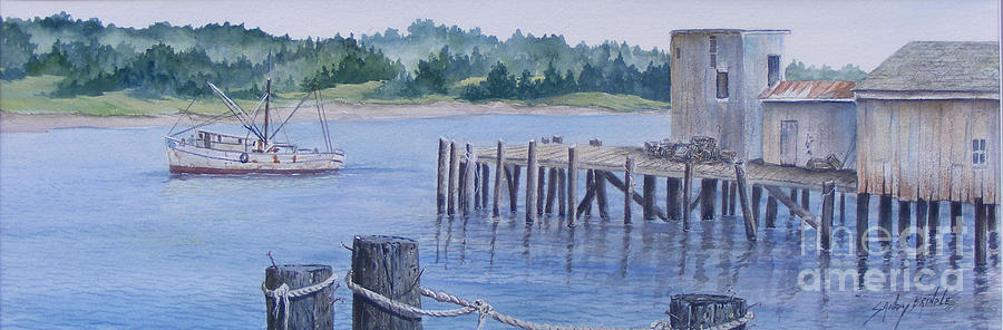 Deer Island  original...SOLD Painting by Sandy Brindle