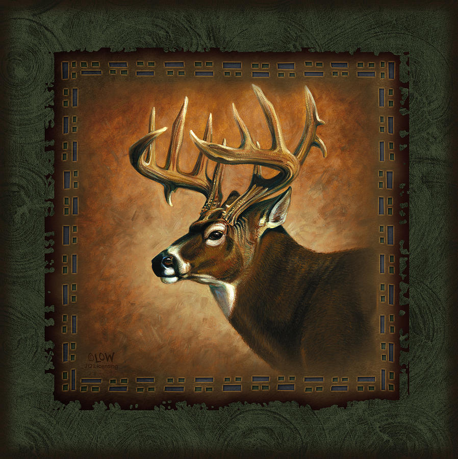 Wildlife Painting - Deer Lodge by JQ Licensing