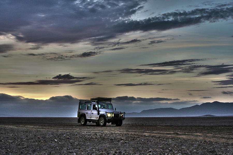 Defender in the Namib Photograph by Jan Van der Westhuizen - Fine Art ...