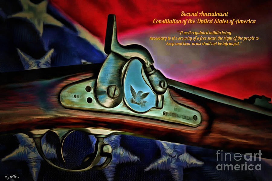 Defender of Freedom - 2nd Amendment 2 Digital Art by Tommy Anderson