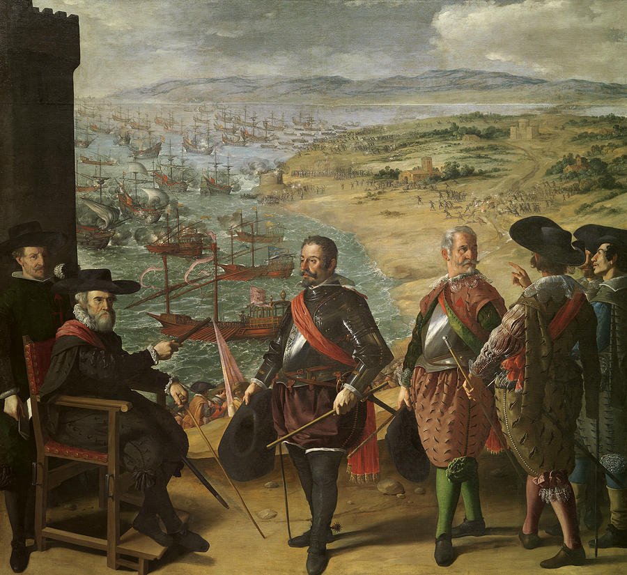 Defense of Cadiz against the English Painting by Francisco de Zurbaran