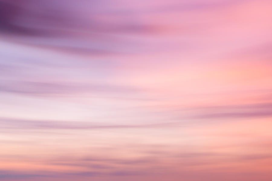 Abstract Photograph - Defocused sunset sky  natural background by Irina Moskalev