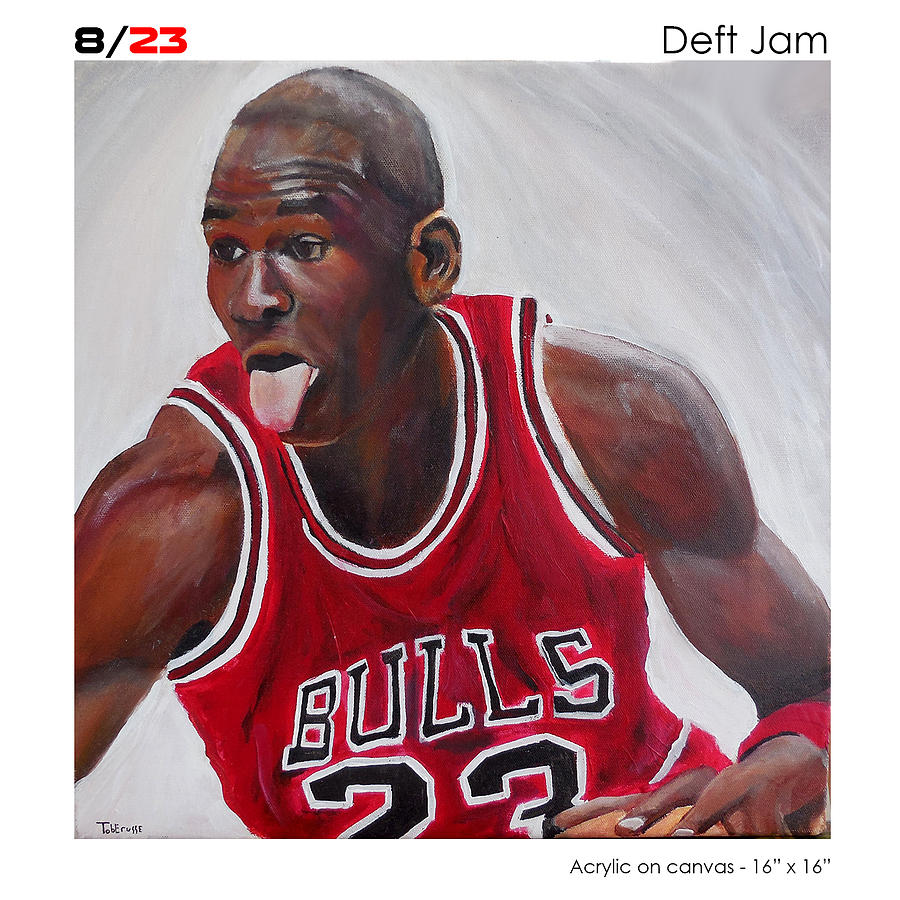 Michael Jordan Painting - Deft Jam by Toblerusse