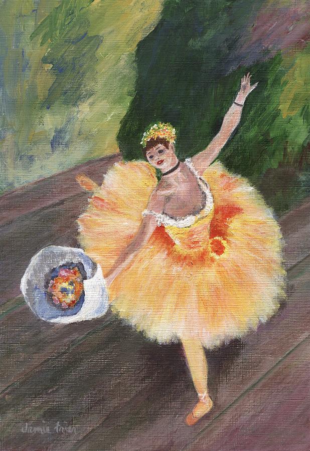 Edgar Degas Painting - Degas Ballerina by Jamie Frier