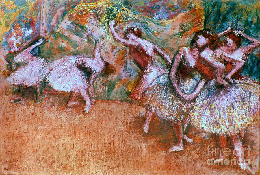 Degas: Ballet Scene Photograph by Granger