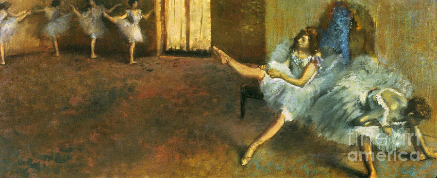 Degas: Before Ballet, 1888 Photograph by Granger