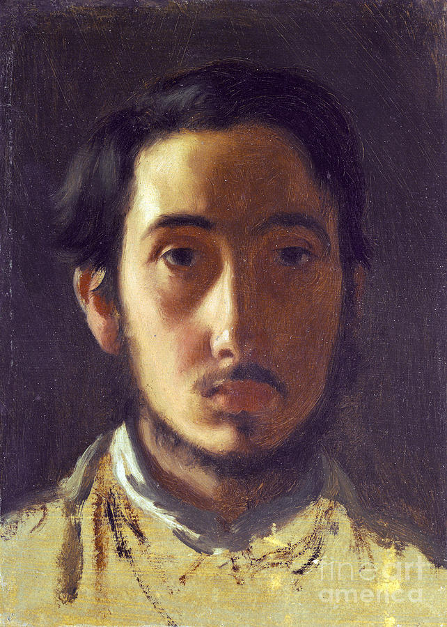 Degas Self Portrait Painting by MotionAge Designs
