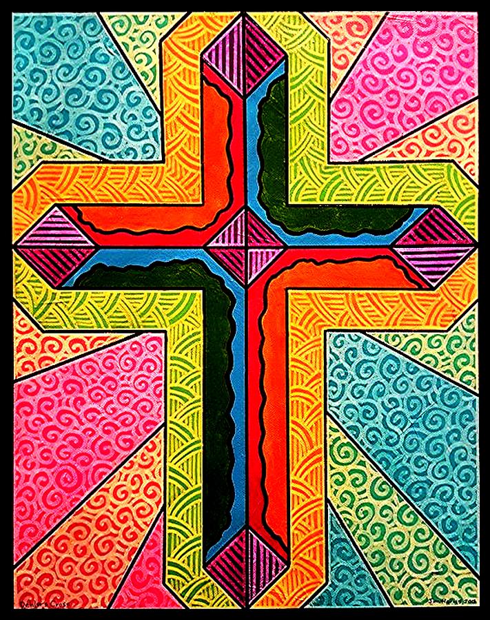 Dehlers Cross Painting by Jim Harris