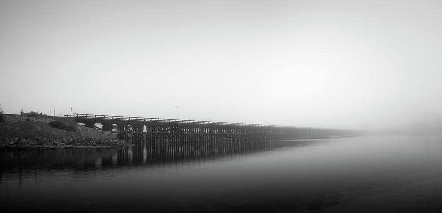 San Diego Photograph - Del Mar Railroad Bridge by William Dunigan