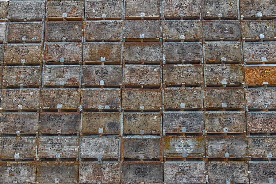 Del Monte Fruit Crates Photograph by Robin Mayoff