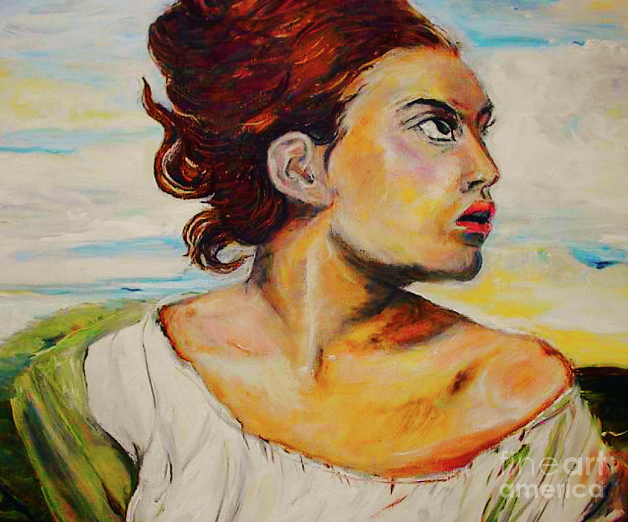 Eugene Delacroix Painting - My Painting Of Delacroix  by Dianne Benanti