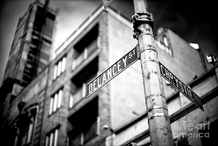 Delancey Street in the Bowery New York City Photograph by John Rizzuto