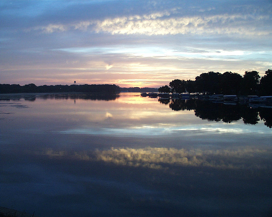 Delavan Lake Sunrise 1 Photograph by Todd Zabel