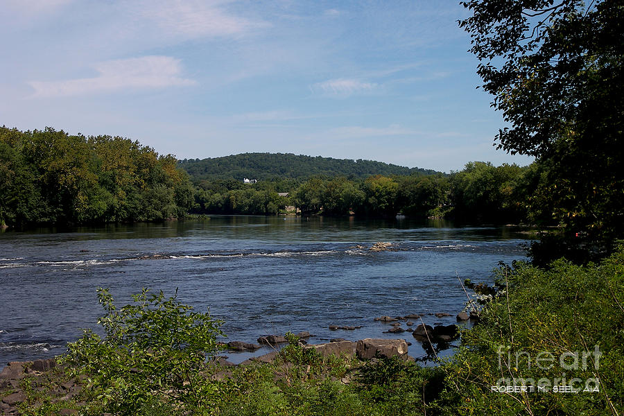 Delaware River at Riegelsville Photograph by Robert M Seel Fine Art