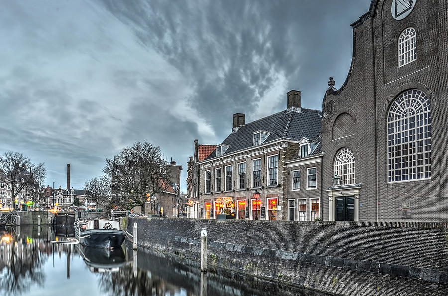 Delfshaven Church and Brewery Photograph by Frans Blok