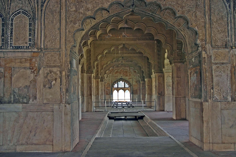 Delhi Red Fort Arches Photograph by Tony Brown