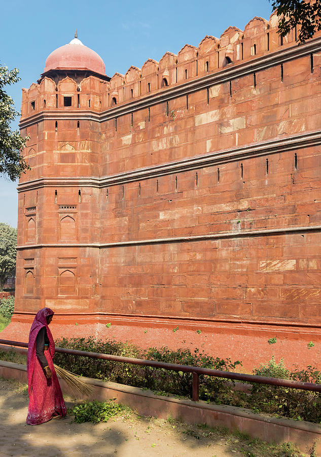 City Photograph - Delhi Red Fort by Steven Richman