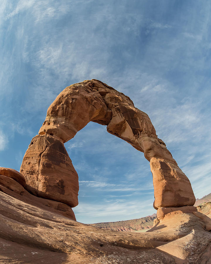 Delicate Arch from Below Photograph by Kelly VanDellen