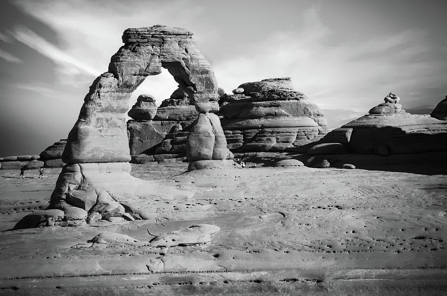 Delicate Arch Landscape Black and White Photograph by Gregory Ballos ...