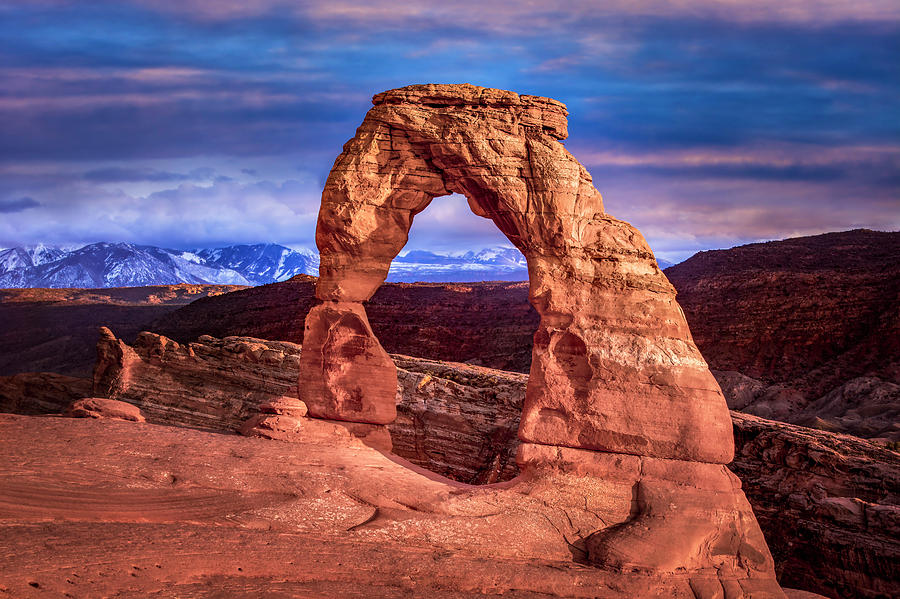 Sunset Photograph - Delicate Arch by Michael Ash
