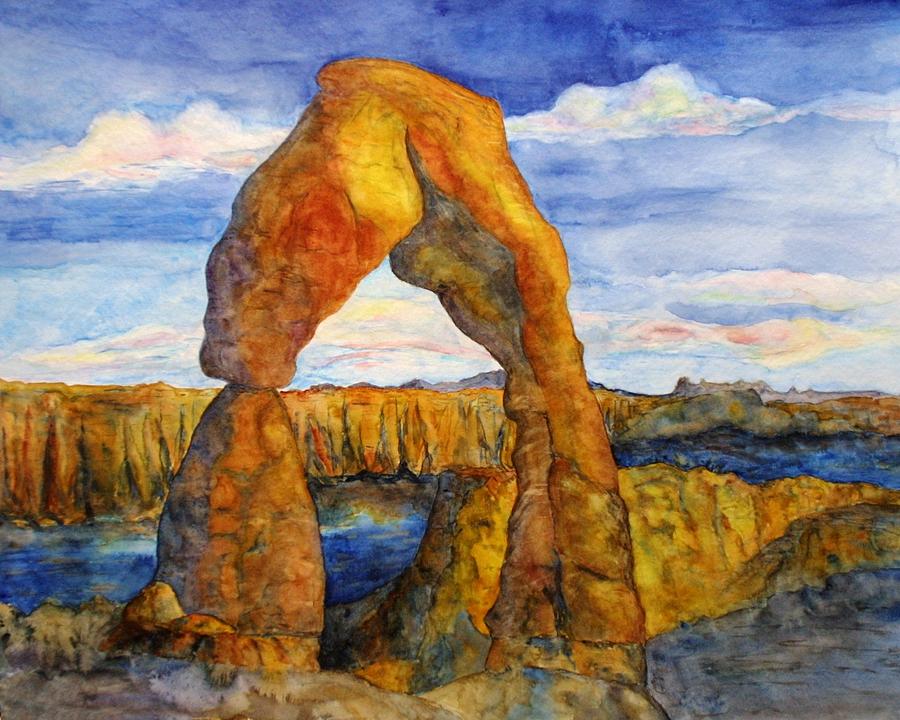 Delicate Arch Painting by Patricia Beebe