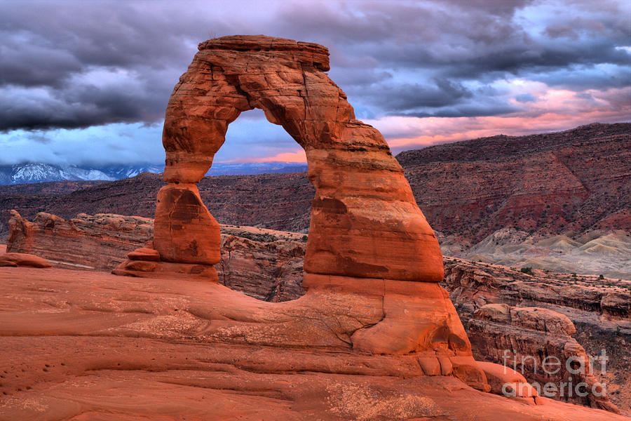 Delicate Arch Rugged Landscape Photograph by Adam Jewell