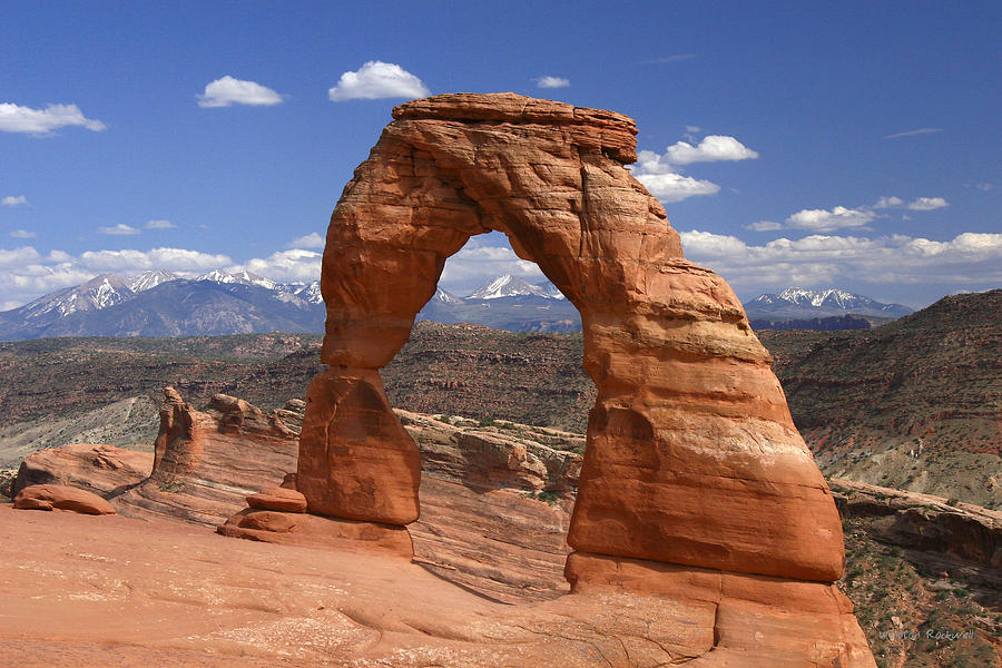 Delicate Arch Photograph - Delicate Arch by Winston Rockwell