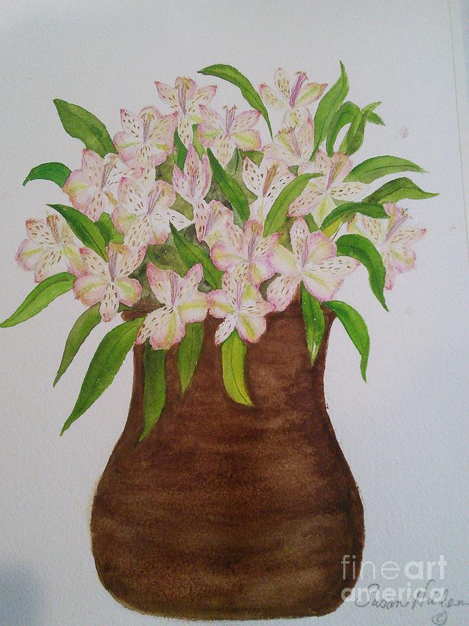 Delicate Flowers  Painting by Susan Nielsen
