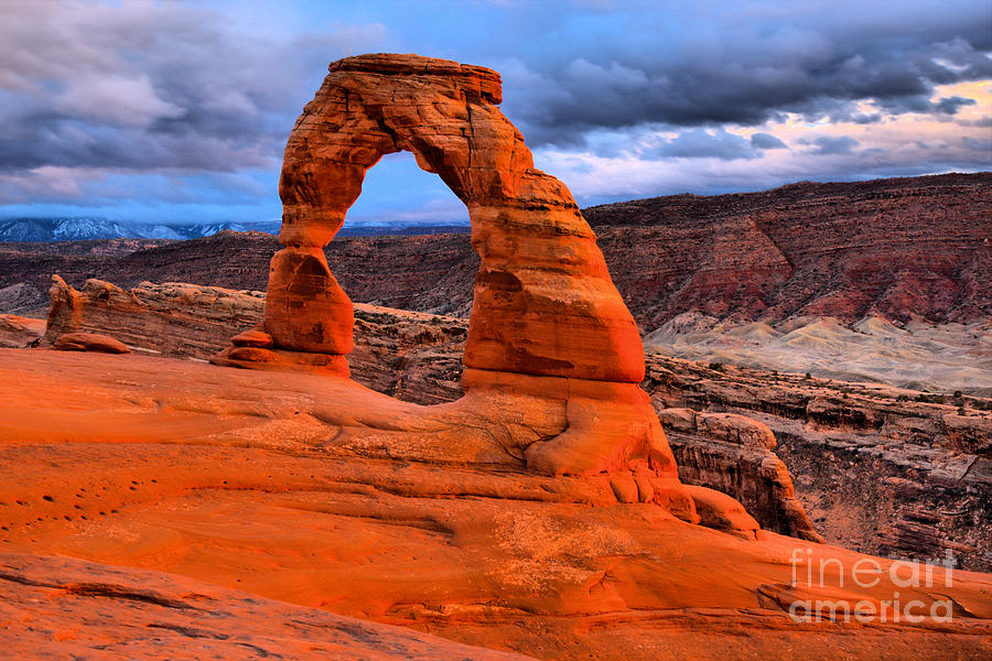 Delicate Sunset Arch Photograph by Adam Jewell