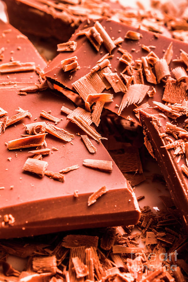 Delicious bars and chocolate chips  Photograph by Jorgo Photography