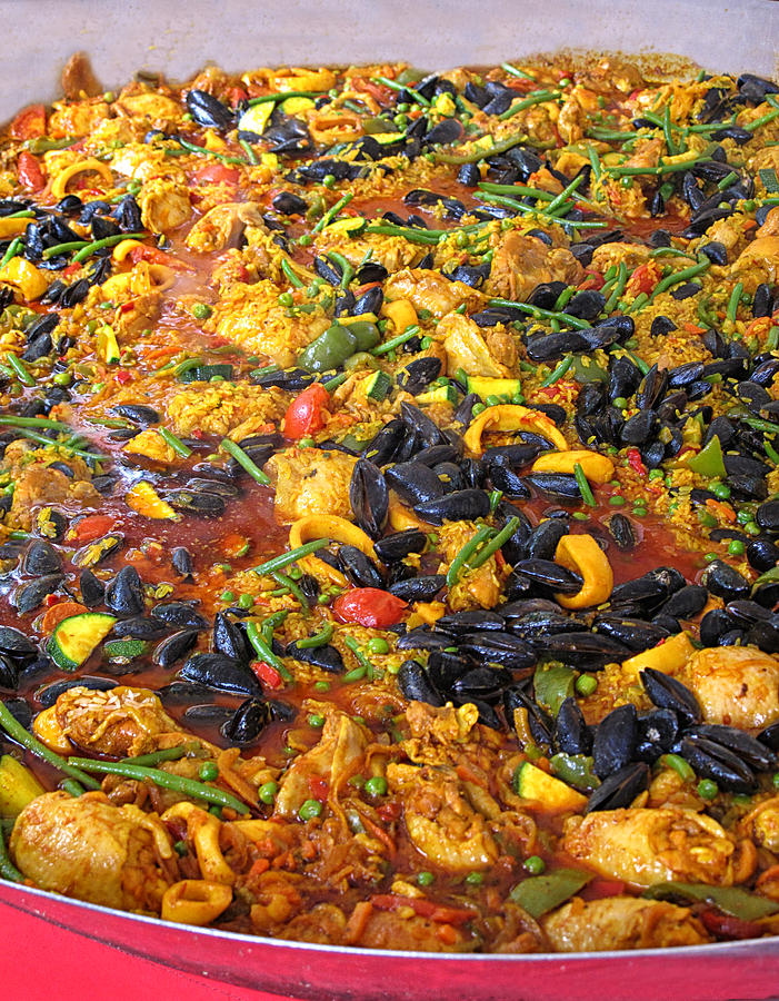 Delicious Paella Photograph by Dave Mills