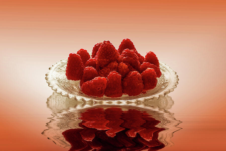 Delicious Raspberries Photograph by David French