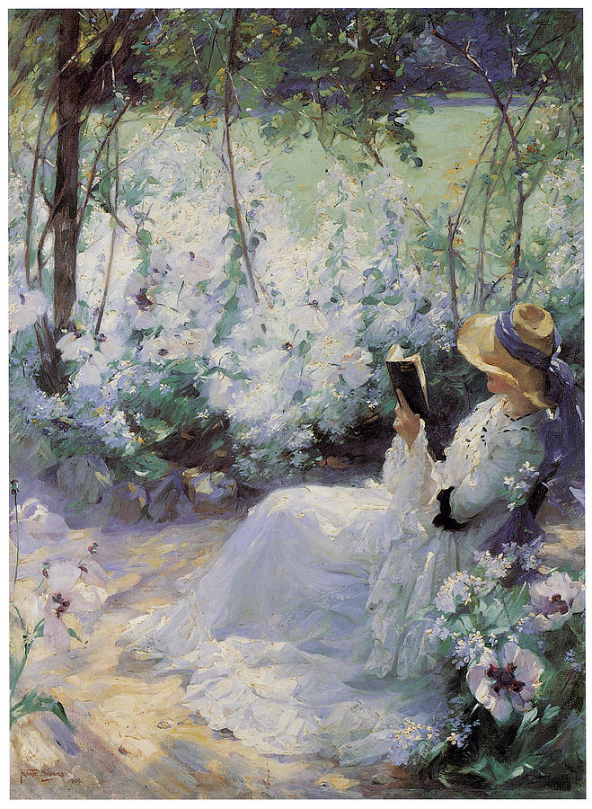 Flower Painting - Delicious Solitude by Frank Bramley