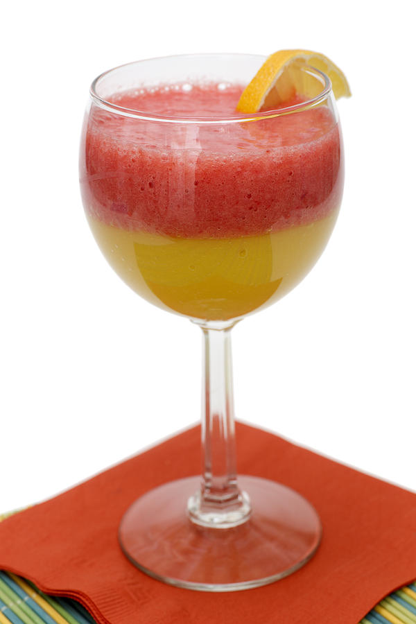 Juice Photograph - Delicious Strawberry Papaya Smoothie by Donald Erickson