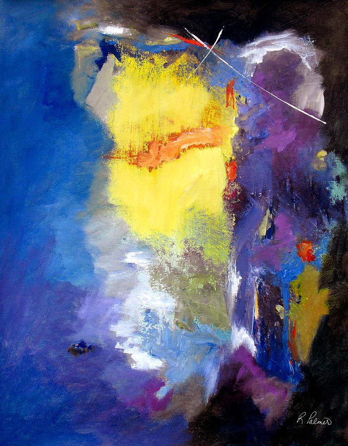 Abstract Painting - Delightful Inheritance by Ruth Palmer