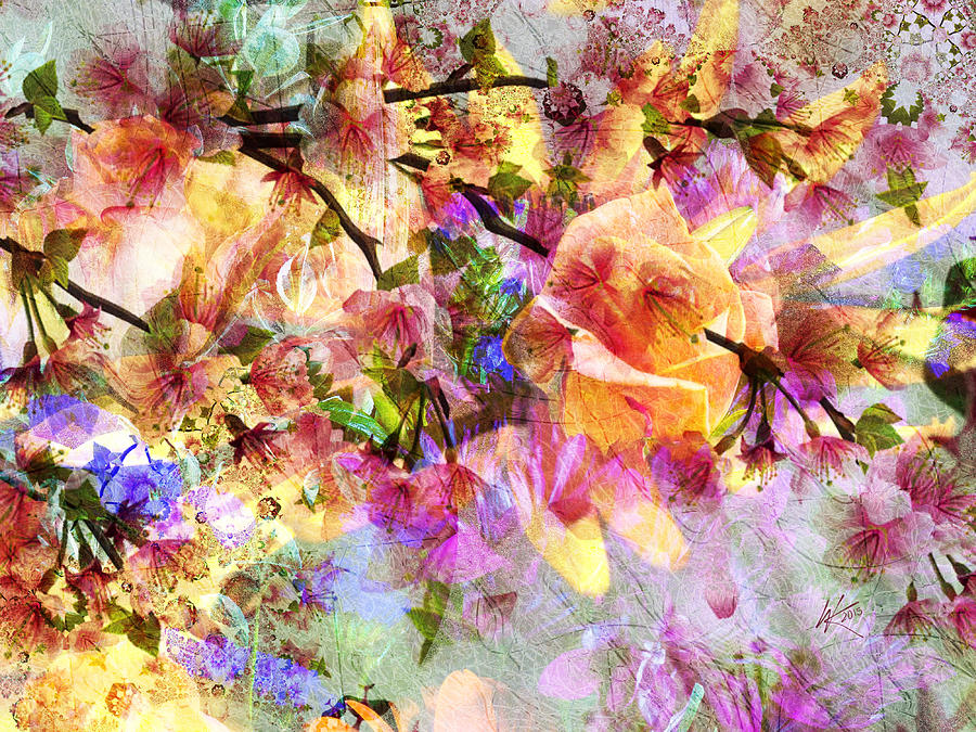 Delightful Spring Digital Art by Kiki Art