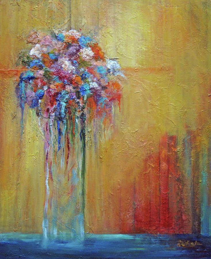 Delivered in Time Painting by Roberta Rotunda