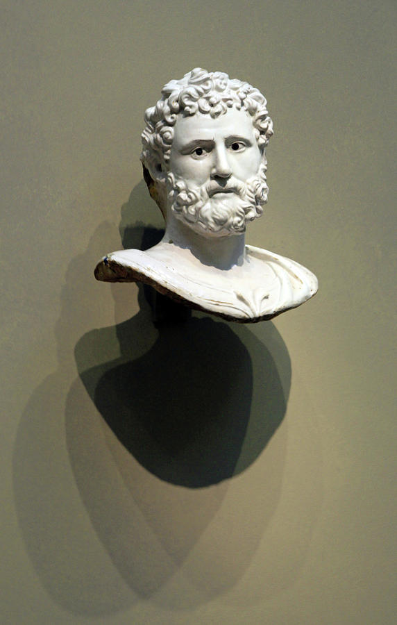 Della Robbias Bust Of A Classical Hero Or Emperor Photograph by Cora Wandel