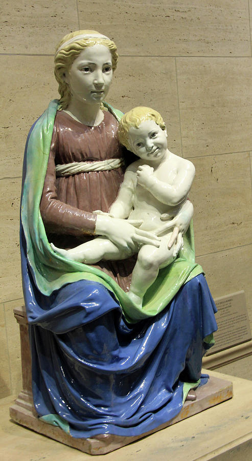 Della Robbias Madonna And Child Photograph by Cora Wandel