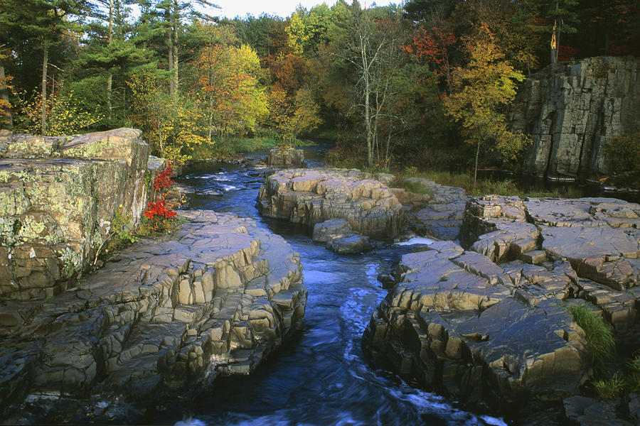 Dells of the Eau Claire Photograph by Peter Skiba
