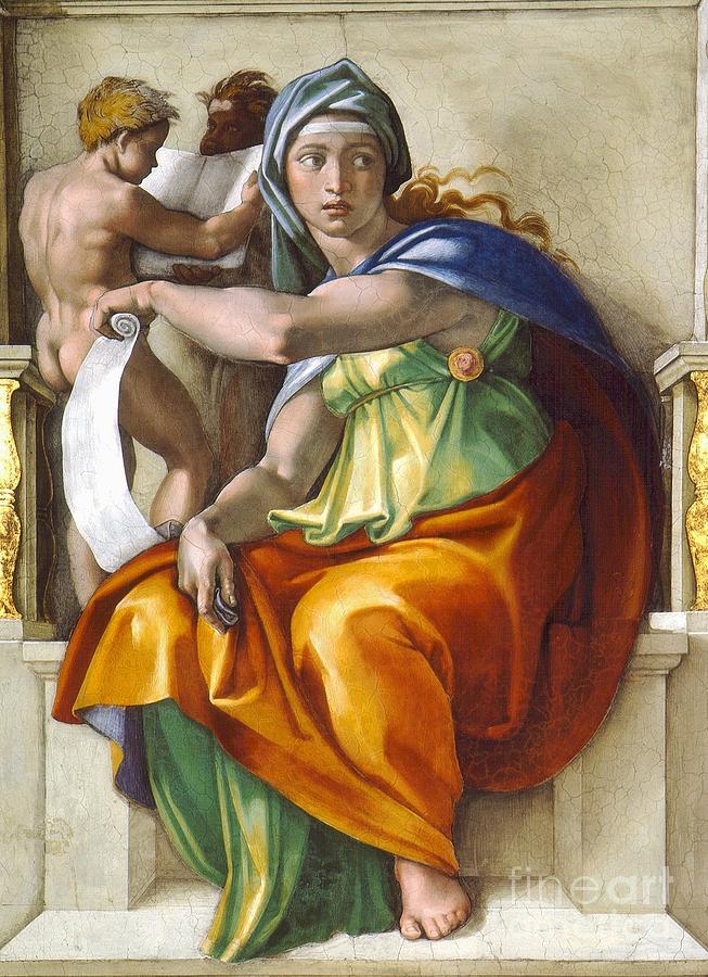 Delphic Sibyl Painting - Delphic Sibyl by Celestial Images