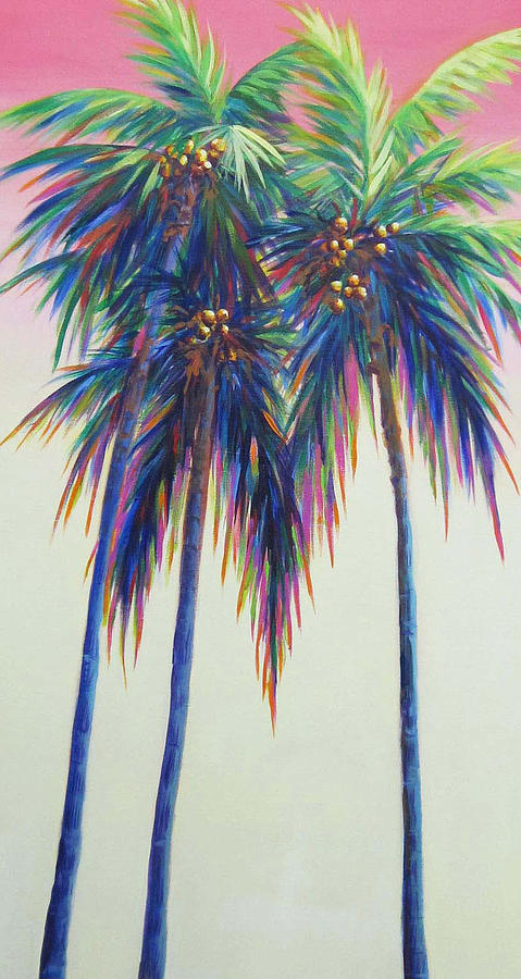 Coconut Painting - Delray Yellows by Anne Marie Brown