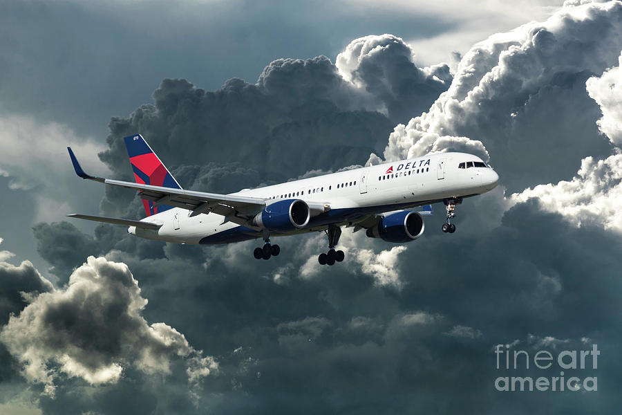 Delta Air Lines Boeing 757-26D Digital Art by Airpower Art